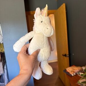 Jellycat White Unicorn Plush Toy